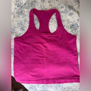 lululemon athletica Hot Pink Racerback Tank Top